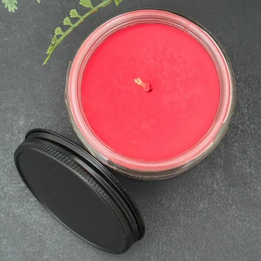 BBW Winter Candy Apple Bath & Body Works Mason Jar Single Wick Candle